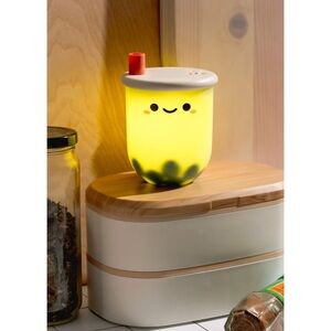 Cute Yellow Boba Tea Night Light